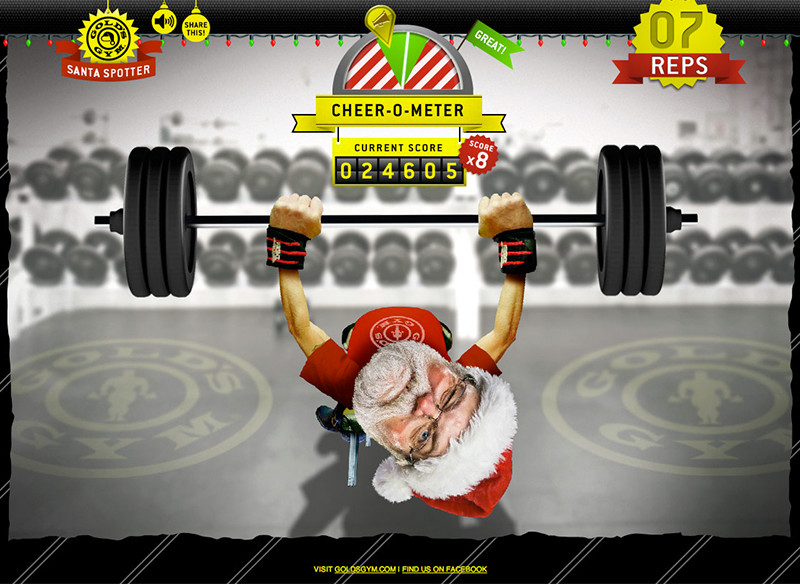 Gold's Santa Spotter